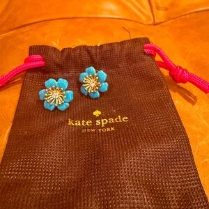 Kate Spade Turquoise Flower Earrings